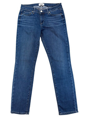 Paige Jeans - Skyline Ankle Peg Mid-Rise Ankle Jeans (Women's 28)